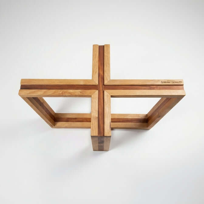 Mesa de centro de madera maciza Qüero