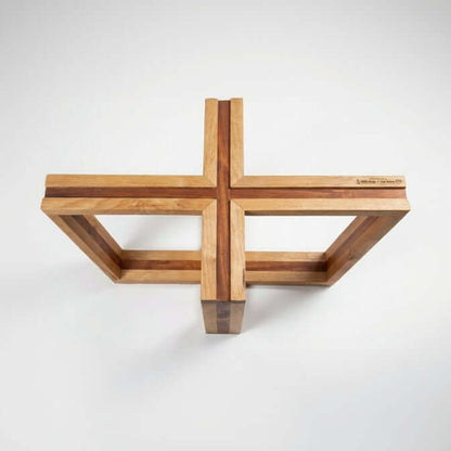 Mesa de centro de madera maciza Qüero